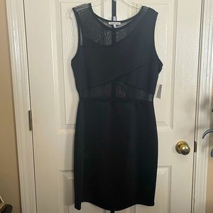 Black See-Through Mesh Dress